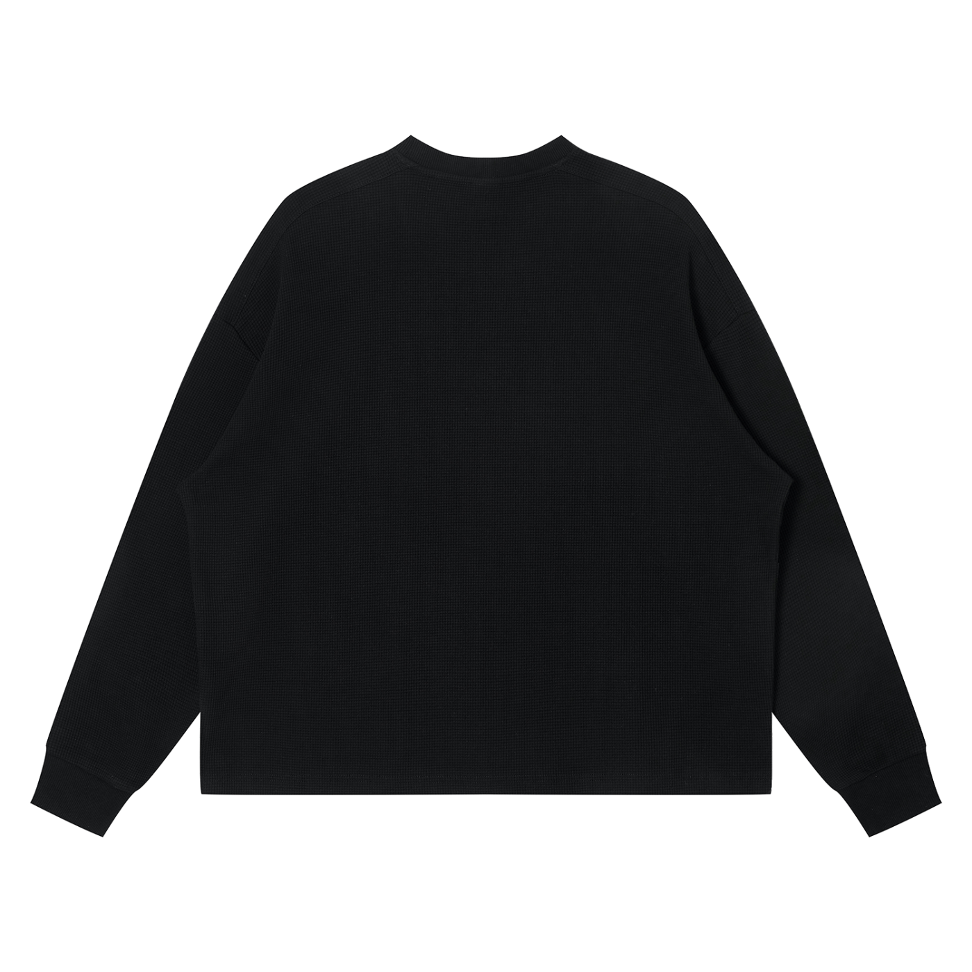 Waffle Boxy Long Sleeve T-Shirt