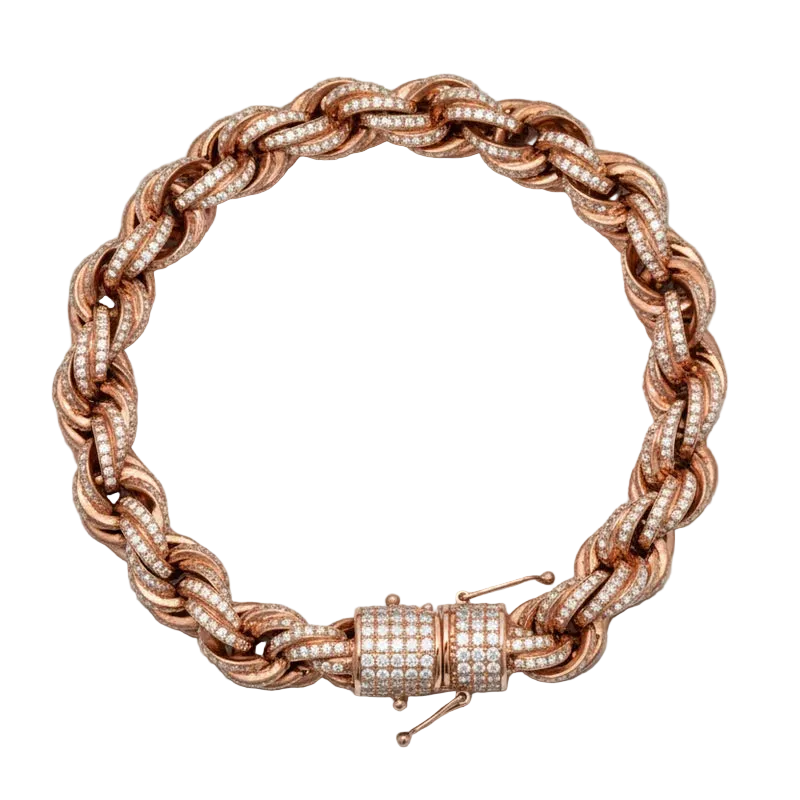 OV Rose Gold Rope Bracelet