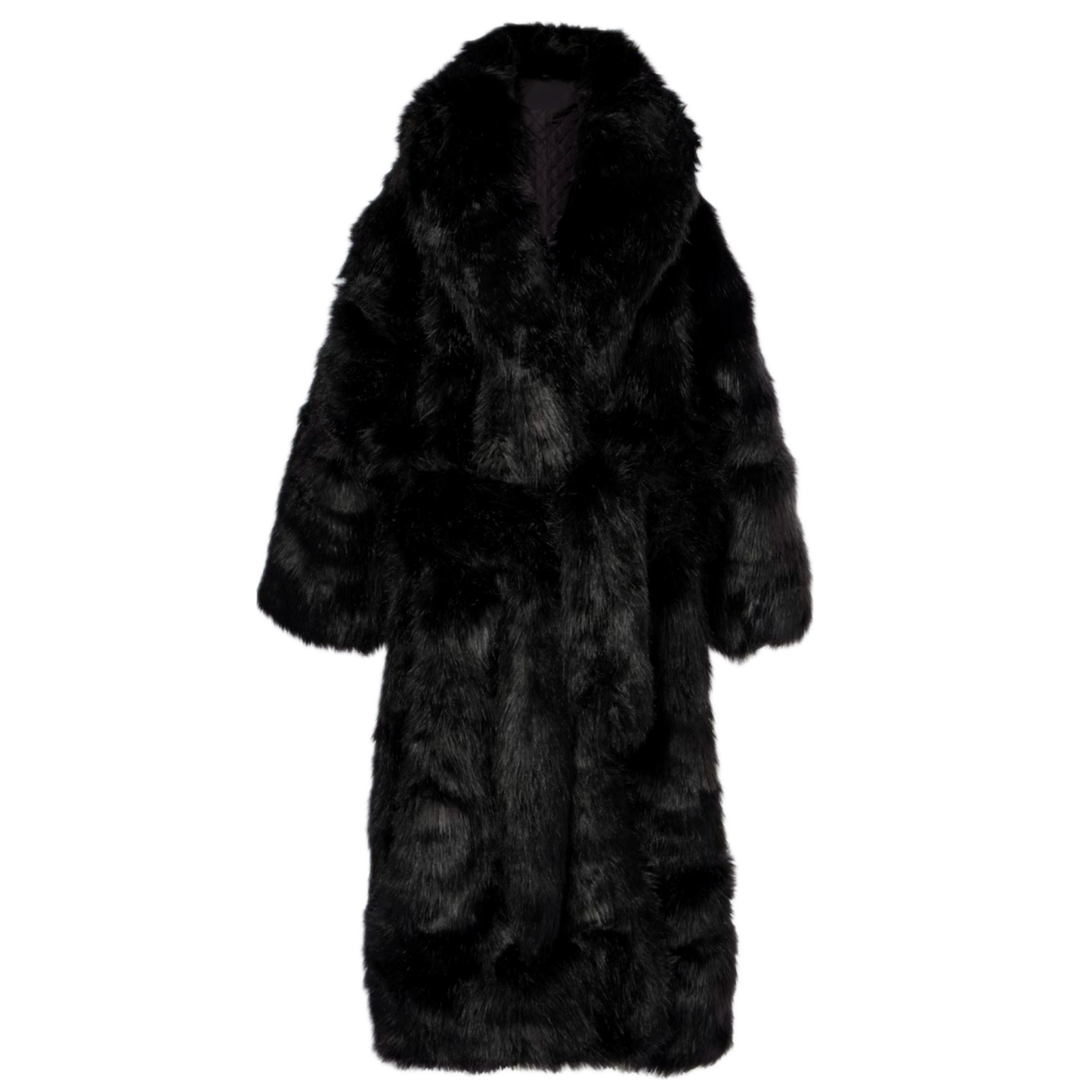 Faux Fox Fur Coat