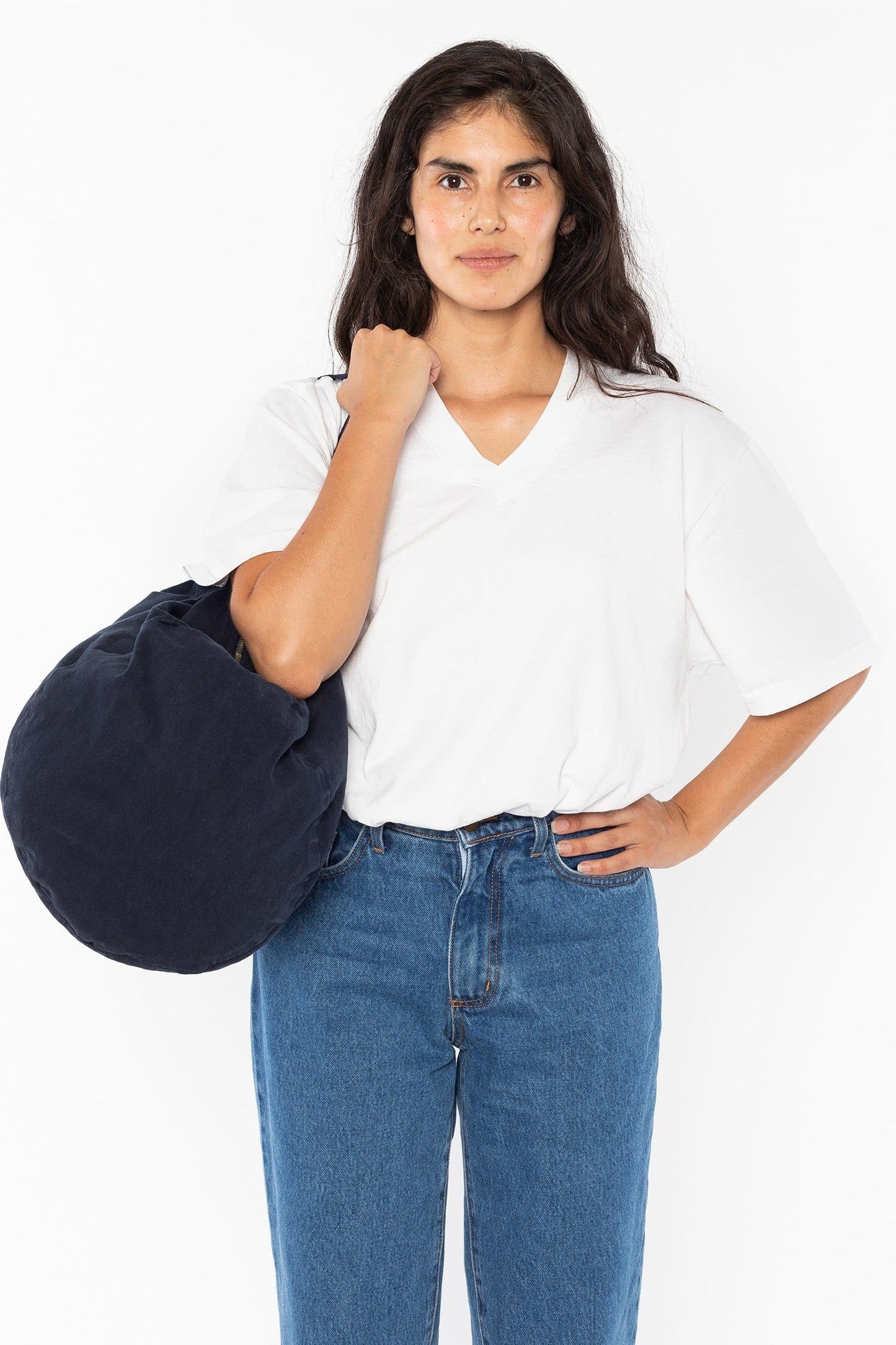 Denim Duffel Bag