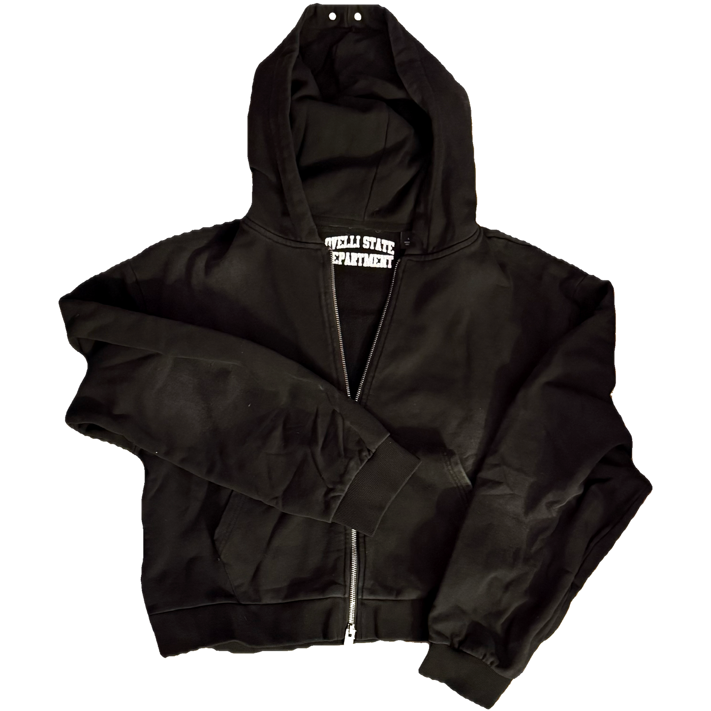 Washed Zip-up Hoodie