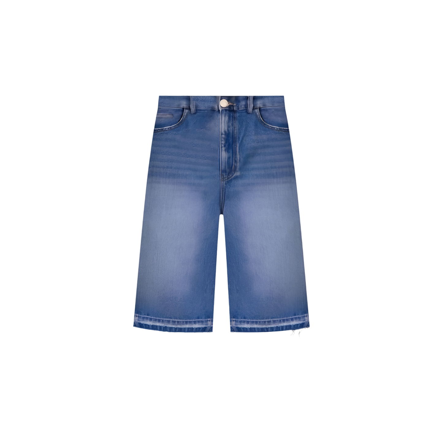 Frayed Denim Shorts