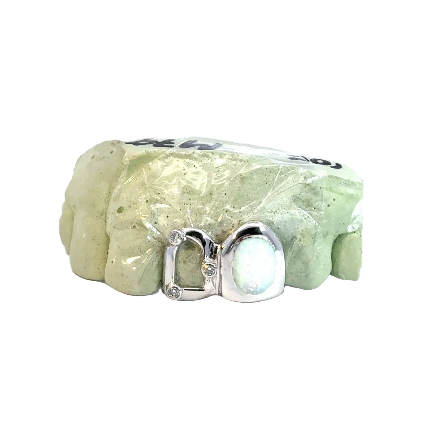 Open-face Opal Dubcap w/ SI Diamonds