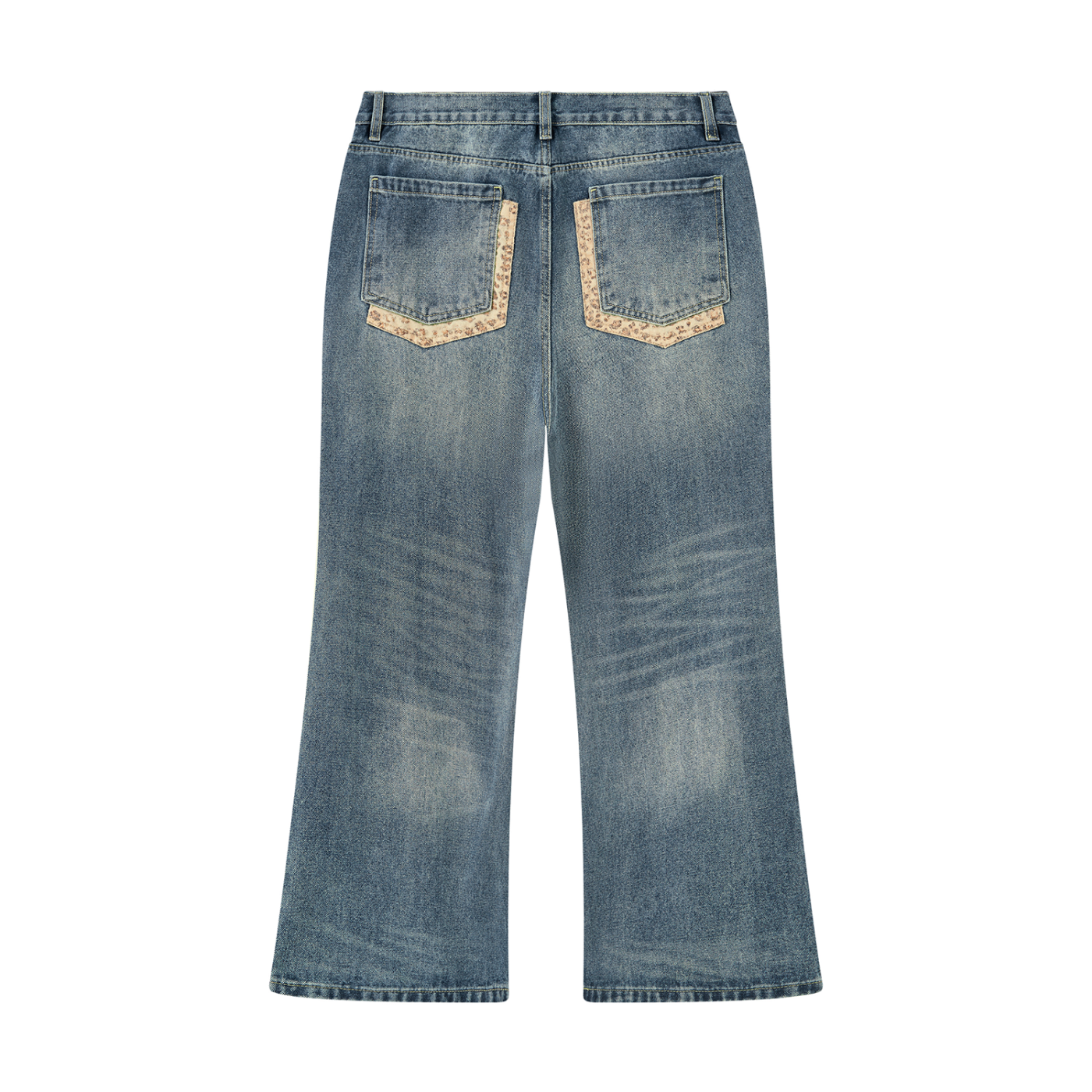 OV Cheetah Vintage Wash Denim Jeans
