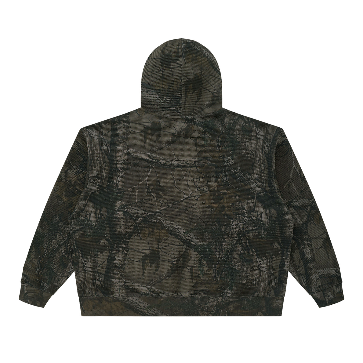 OV Waffle Tree Camo Boxy Hoodie