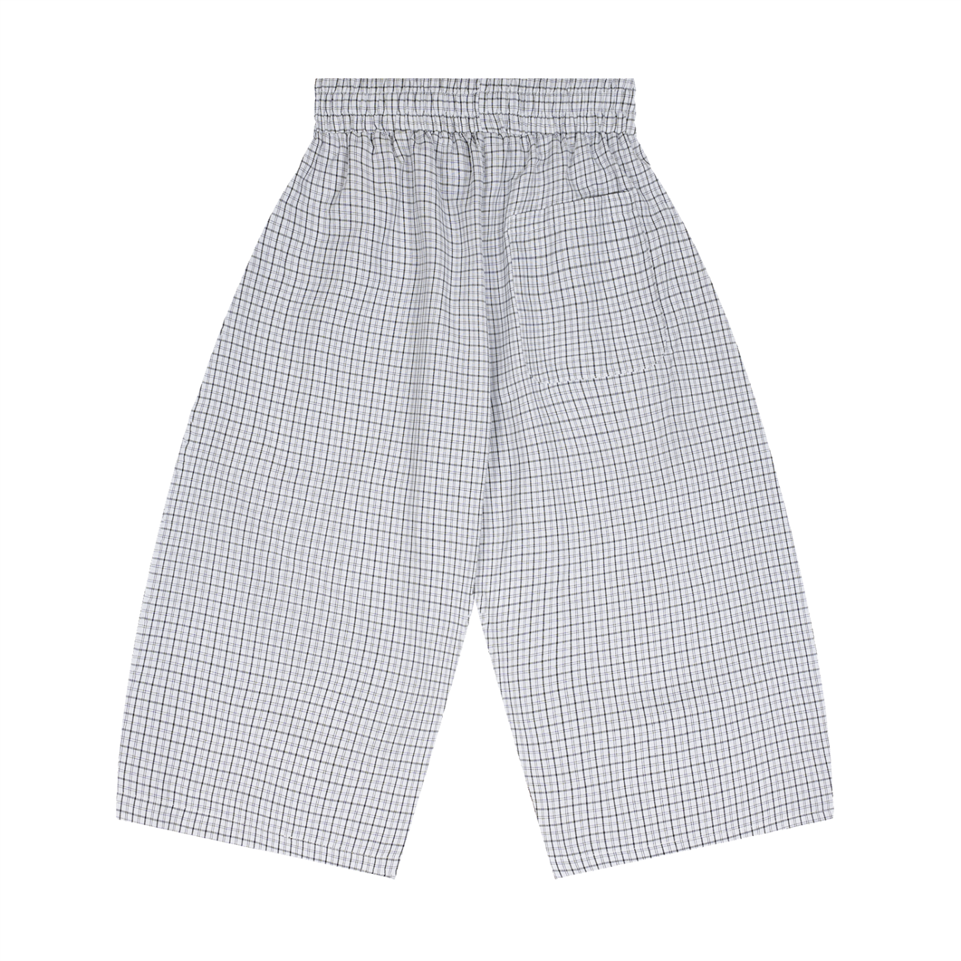 Plaid Loose Capri Shorts