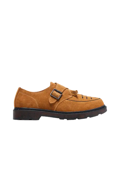 OV Suede Monk Strap Loafer