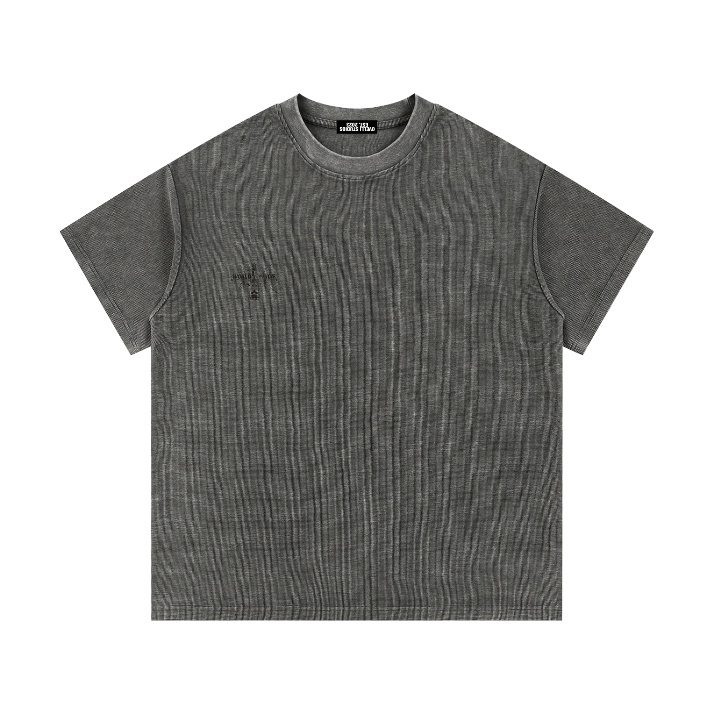 OV Worldwide Waffle Knit Tee