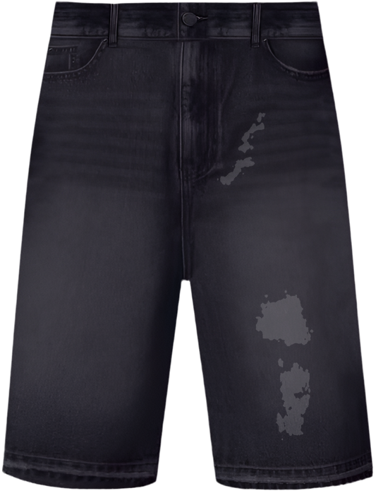 Frayed Denim Shorts