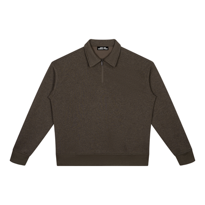 OV Boxy Quarter-Zip Sweatshirt