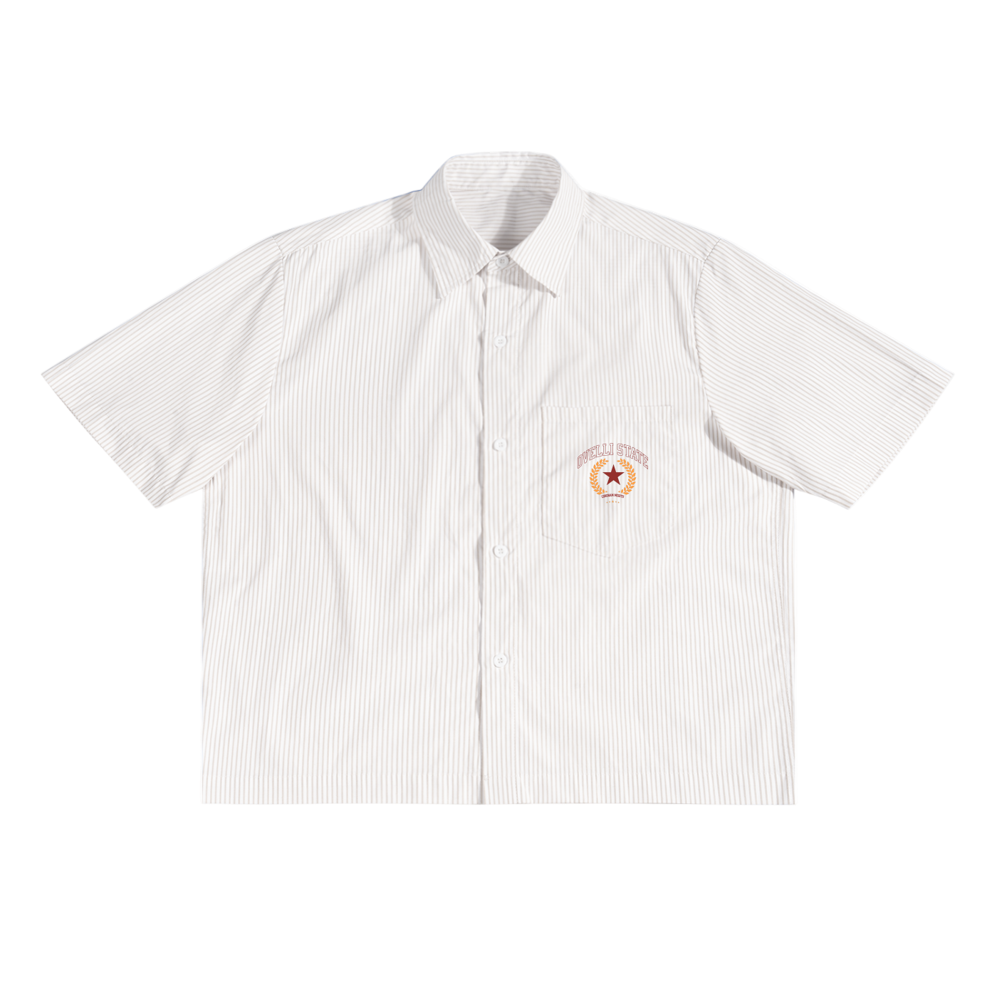 Oversized Vertical Stripe Boxy Shirt