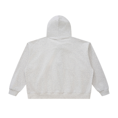 OV Oversized Chunky-Zip Boxy Hoodie