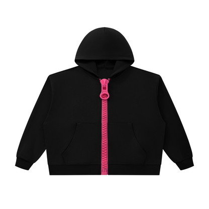 OV Oversized Chunky-Zip Boxy Hoodie