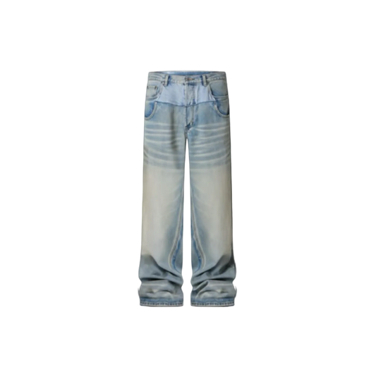 Baggy Double Waisted Jeans