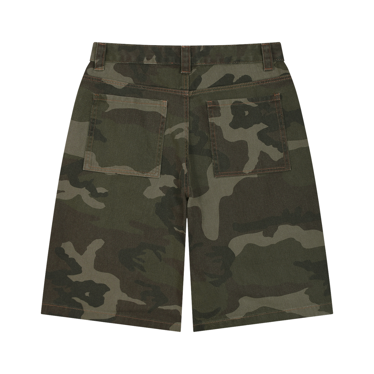 OV Wide Leg Camo Shorts