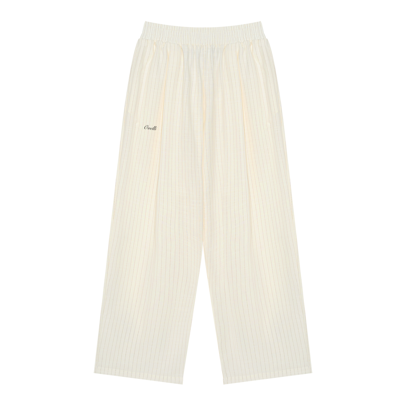 OV Striped Pleated Pants