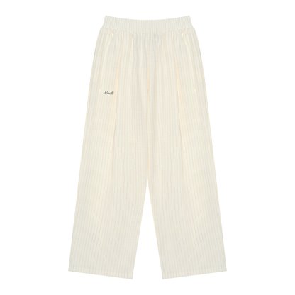 OV Striped Pleated Pants