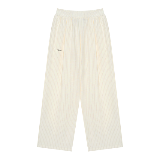 OV Striped Pleated Pants