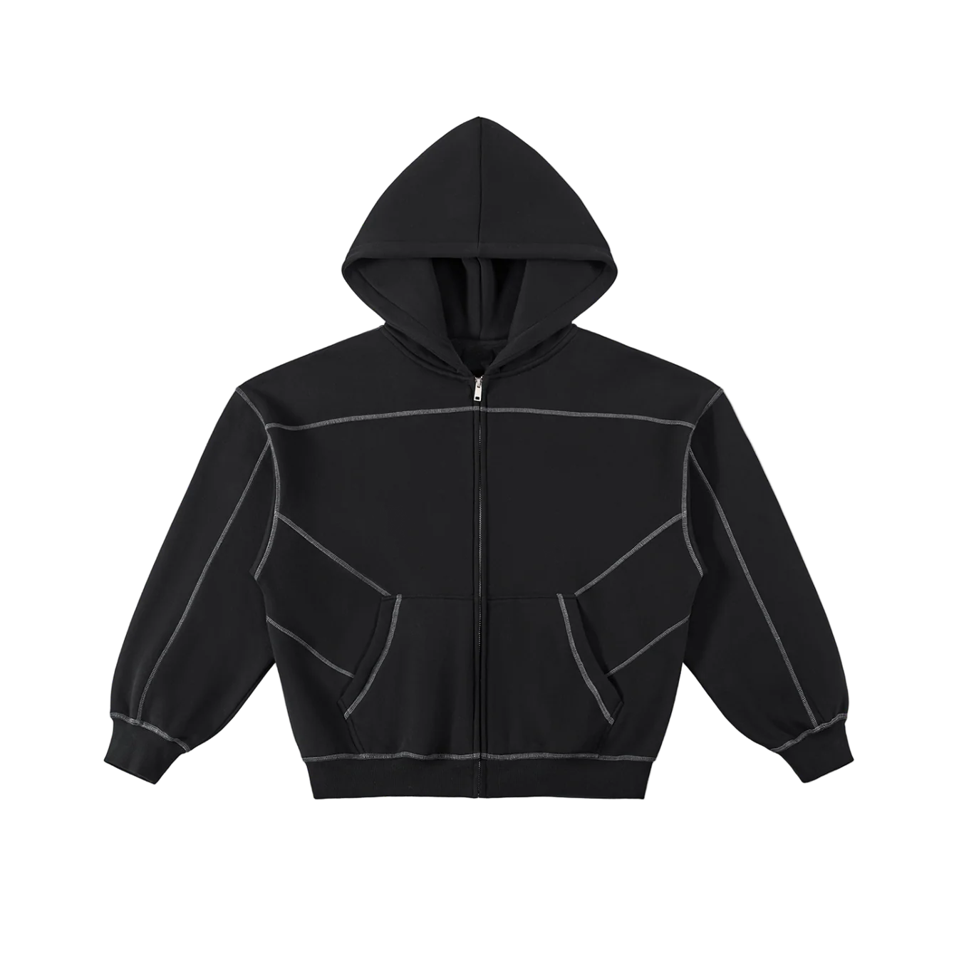 Contrast Stitched Sweatsuit