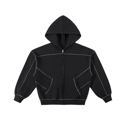 Contrast Stitched Sweatsuit