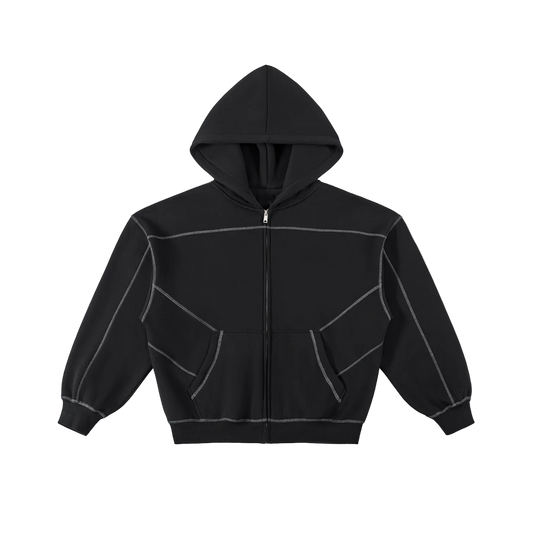 Contrast Stitched Sweatsuit