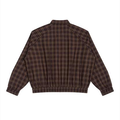 OV Plaid Full-Zip Track Jacket