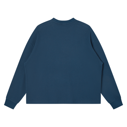 Waffle Boxy Long Sleeve T-Shirt