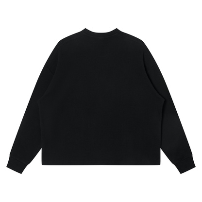 Waffle Boxy Long Sleeve T-Shirt
