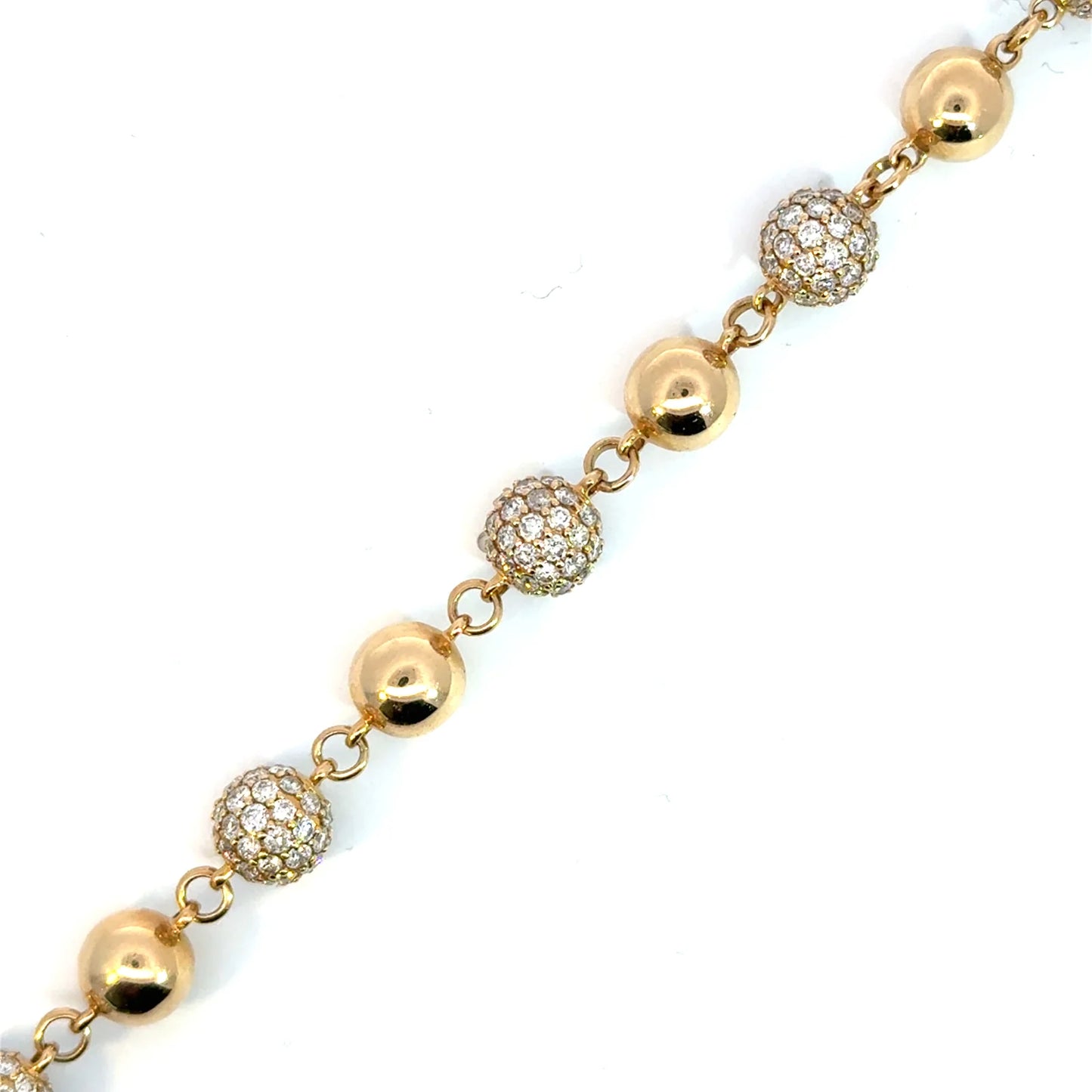 OV Diamond Bead Bracelet
