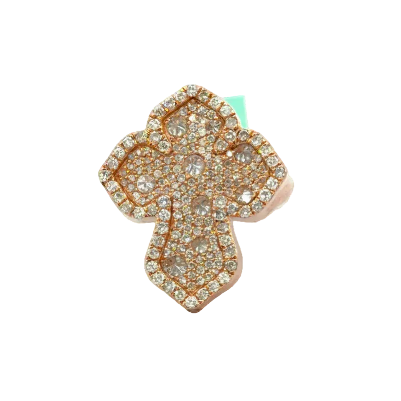 Diamond Cross Ring
