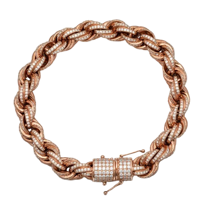 OV Rose Gold Rope Bracelet
