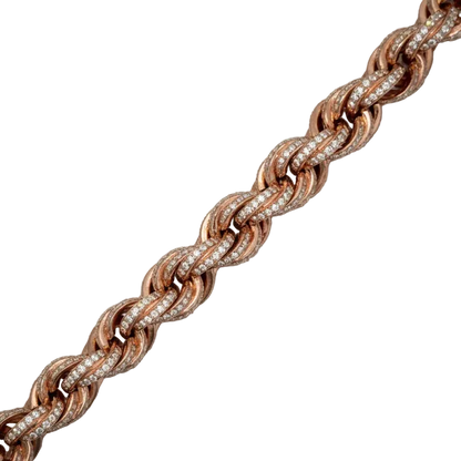 OV Rose Gold Rope Bracelet