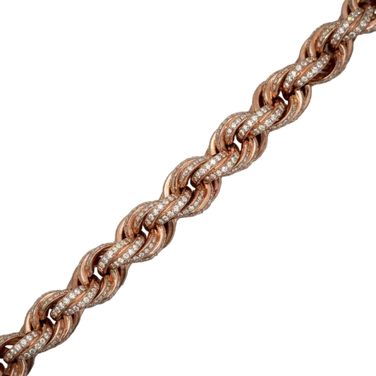 OV Rose Gold Rope Bracelet