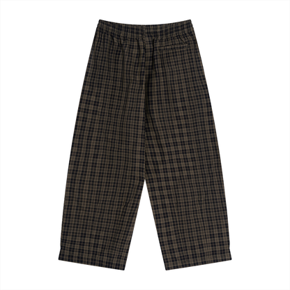 OV Plaid Wide Leg Pants