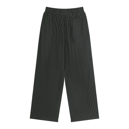 OV Striped Pleated Pants