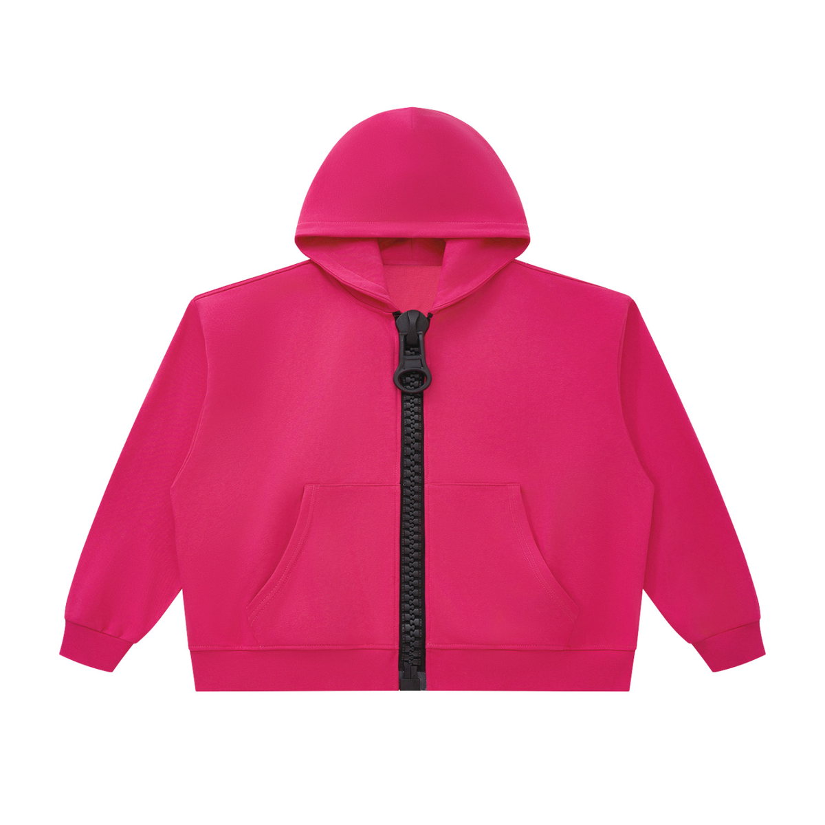 OV Oversized Chunky-Zip Boxy Hoodie