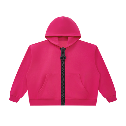OV Oversized Chunky-Zip Boxy Hoodie
