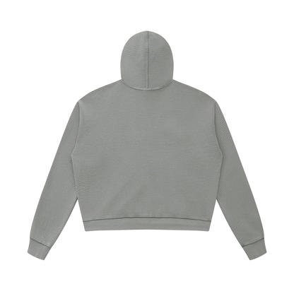 OV Mineral Wash Boxy Waffle Hoodie