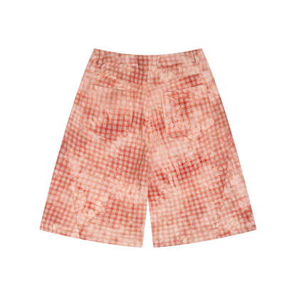 OV Vintage Wash Plaid Shorts
