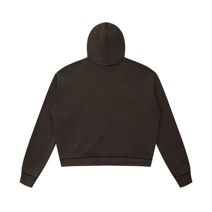 OV Mineral Wash Boxy Waffle Hoodie