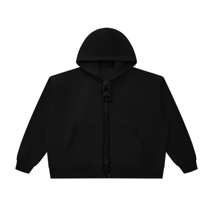OV Oversized Chunky-Zip Boxy Hoodie