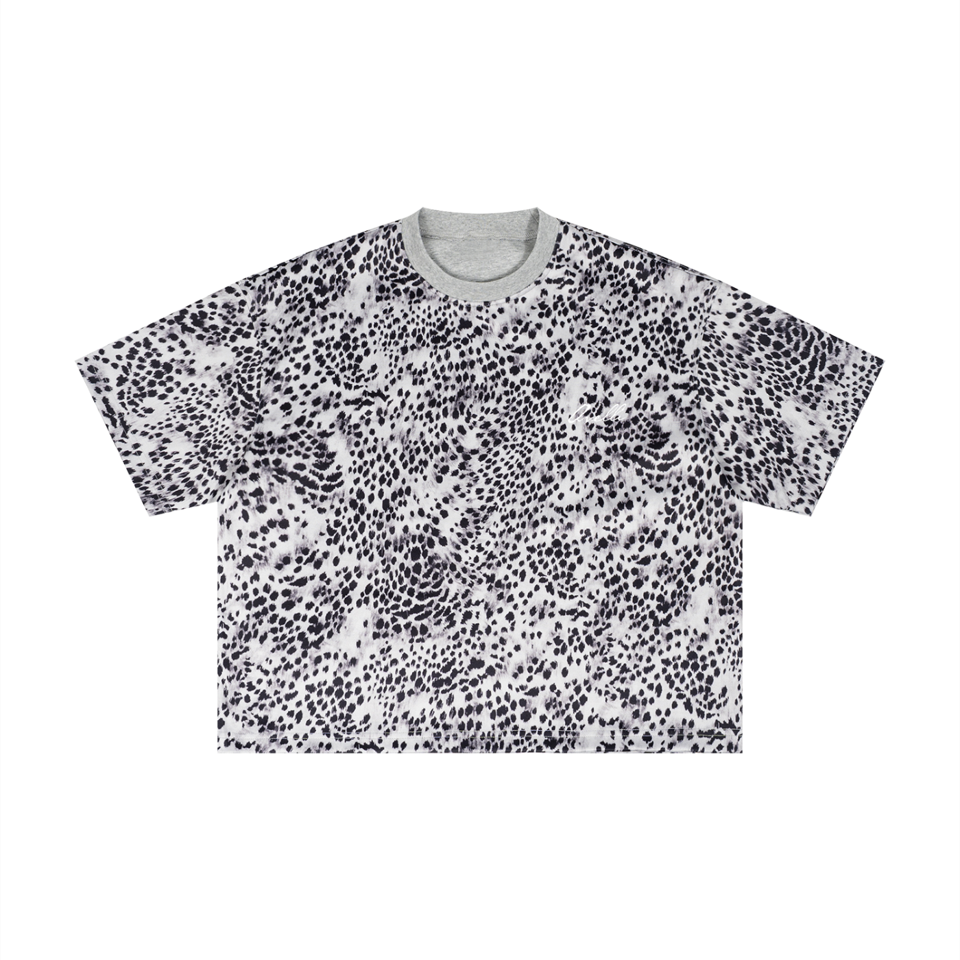 Leopard Print Boxy T-Shirt