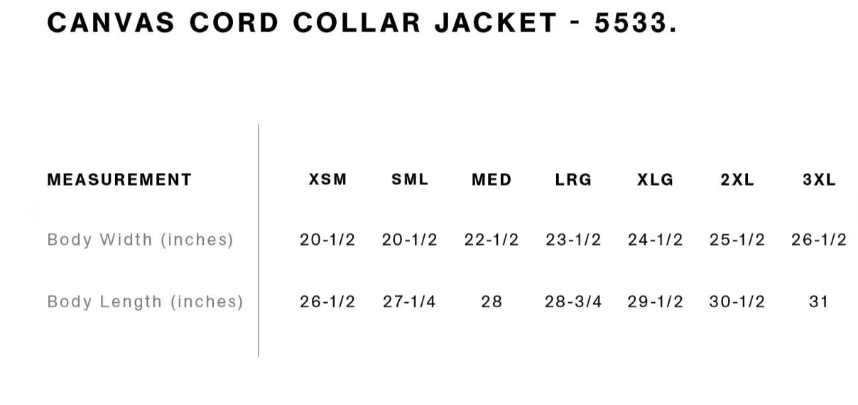 Cord Collar Work Jacket