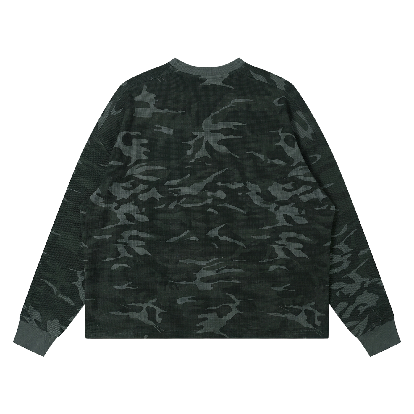 Waffle Boxy Long Sleeve T-Shirt