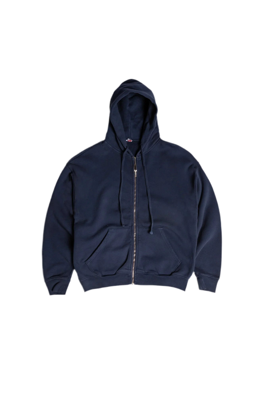 Navy Zip-Up Hoodie