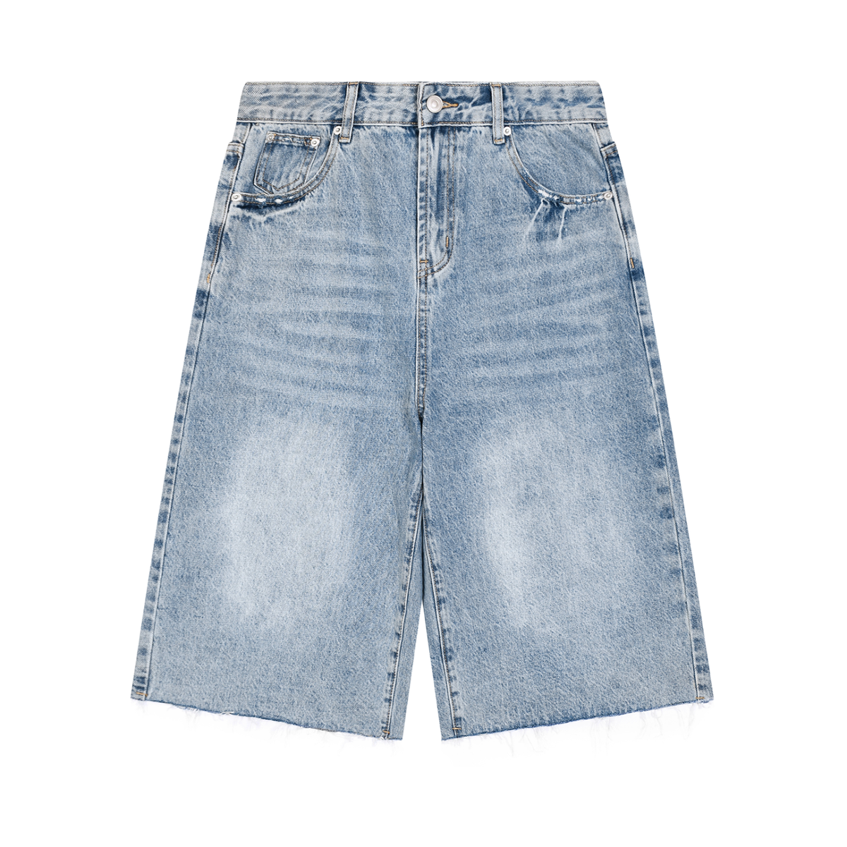 OV Distressed Denim Shorts