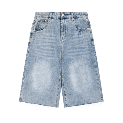 OV Distressed Denim Shorts