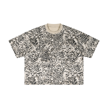 Leopard Print Boxy T-Shirt