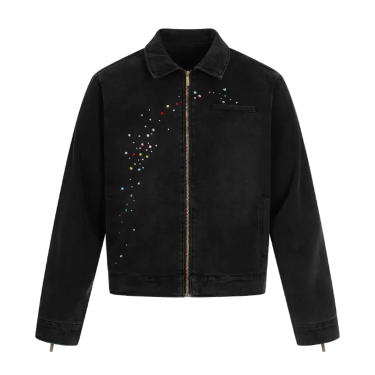 Rhinestone Denim Jacket