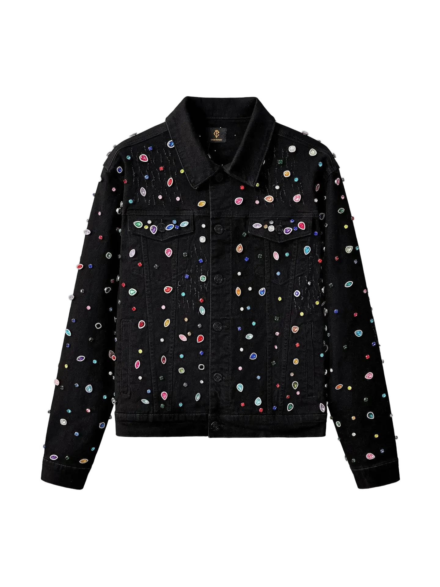 Rhinestone Covered Denim Jacket